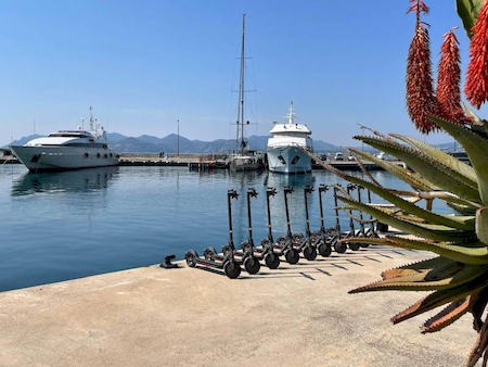 rent an electric scooter in Cannes